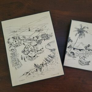 Vintage Pen and Ink Drawings
